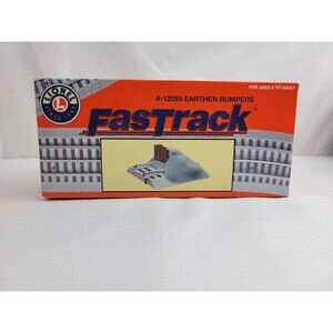Lionel 6-12059 O Fast Track Earthen Bumpers (Pack of 2) LN/Box